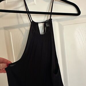 Forever 21 Elegant Black Strappy Dress